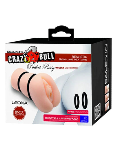 Crazy Bull Leona Pocket Pussy Vagina Masturbator 1